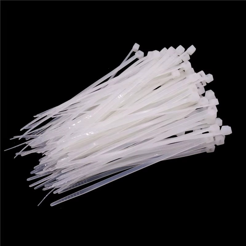 100 Pcs Nylon Cable Ties 10Cm