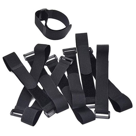 10 Pcs Reusable Fastening Cable Straps Cable Ties Multipurpose Hook and Loop Cord Ties, Cable Management Cord Organizer Tidy