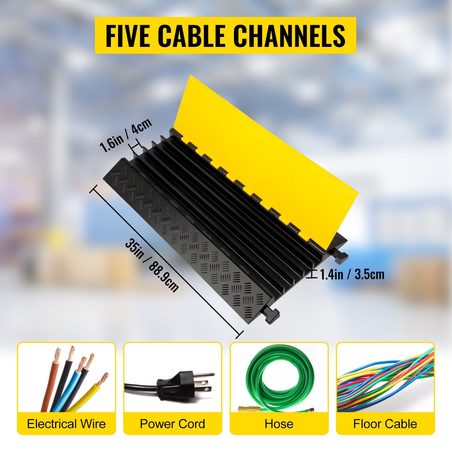 5 Channel Cord Ramp